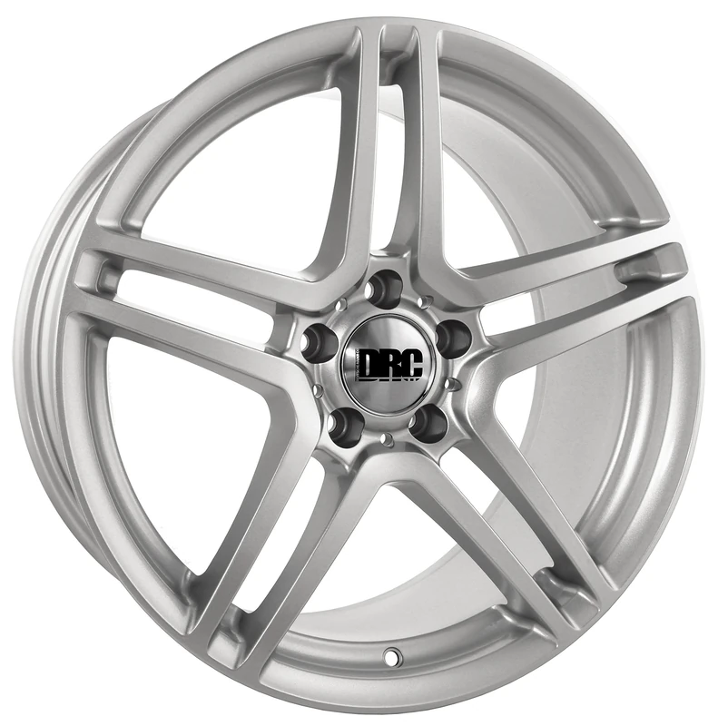 DRC L8805112LSS5632_5910 DMG Alloy Wheel for Audi A4 Allroad 2009 Onwards, 8 x 18-inch, Sparkle Silver