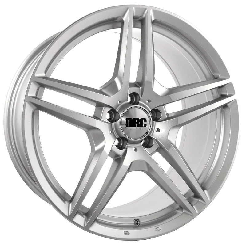 DRC L9855120LSS4535_7452 DMB Alloy Wheel for BMW 5 2010 Onwards, 8.5 x 19-inch, Sparkle Silver
