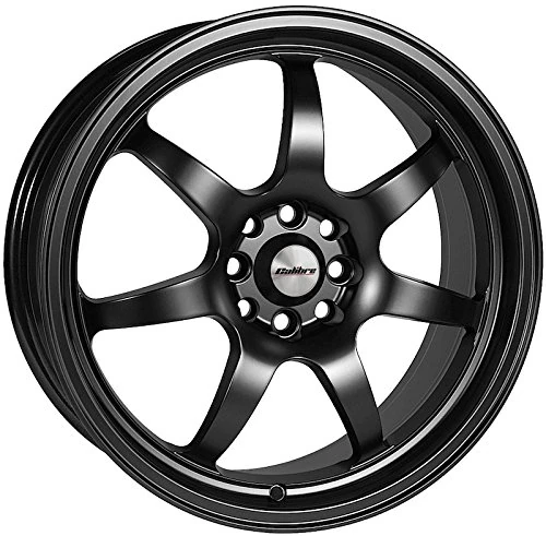 Calibre Y5654100YMB1238_9849 Pro 7 Alloy Wheel for Opel Corsa D 2006 Onwards, 6.5 x 15-inch, Matte Black