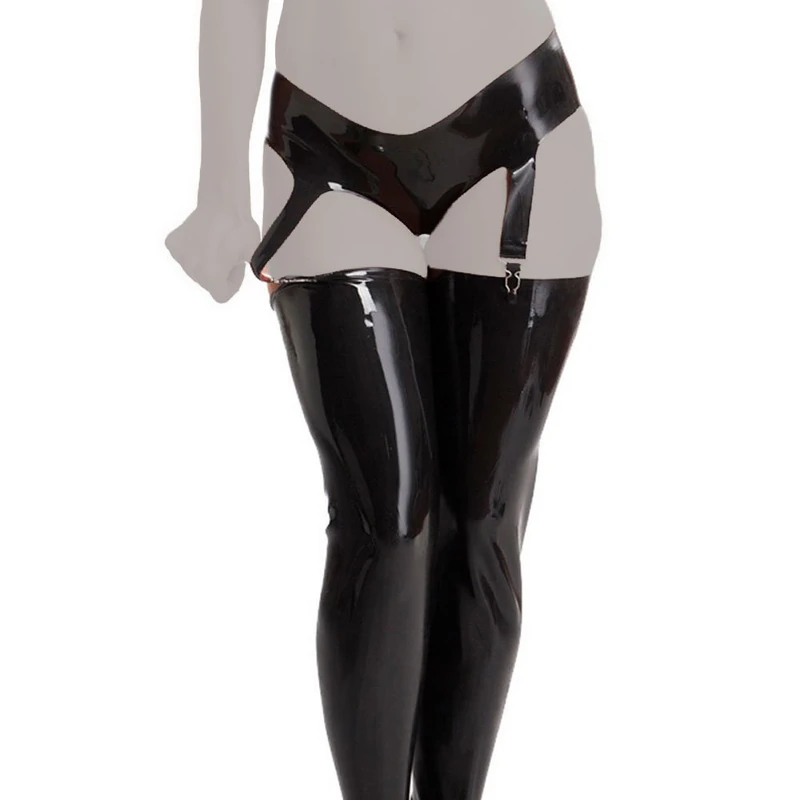 Rimba - Hipster with Suspender Belt Black