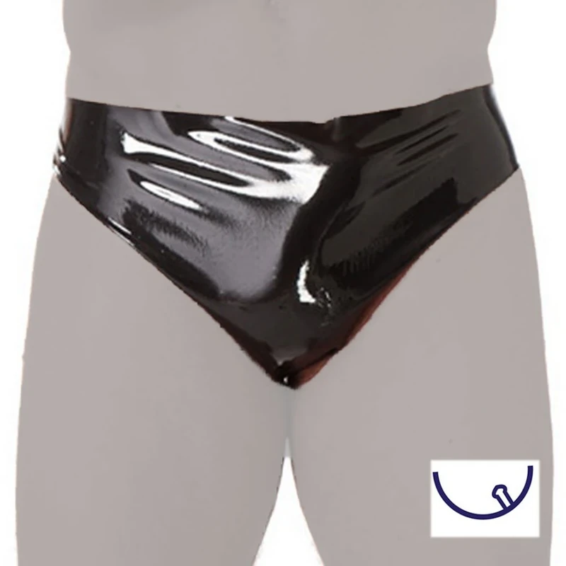 Rimba - Men's Briefs with Butt Plug Inside (10 X 3.5 Cm) Black