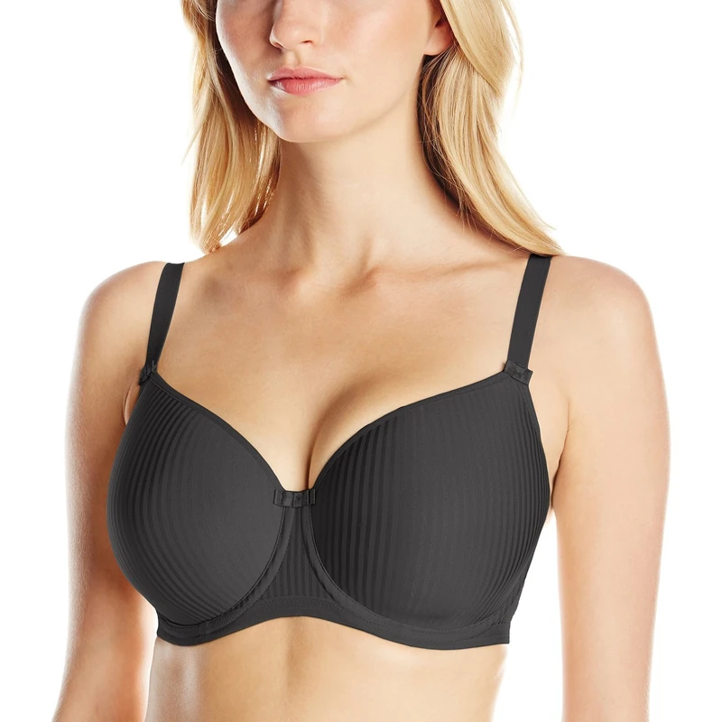 Freya 1050 Idol Underwired Moulded Balcony Bra, Black, 30 D
