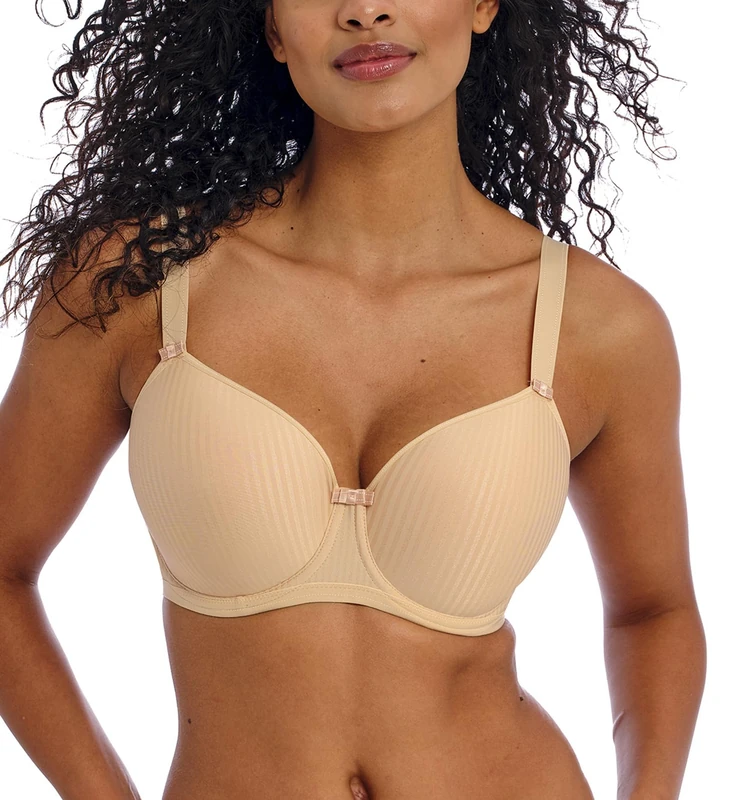 Freya Women's Idol Underwire Moulded Balcony Bra, Beige (Nude), 32FF