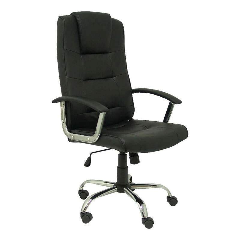 5 Star New York Armchair, Leather, Black, 66 x 83 x 32.5 cm - Image 1