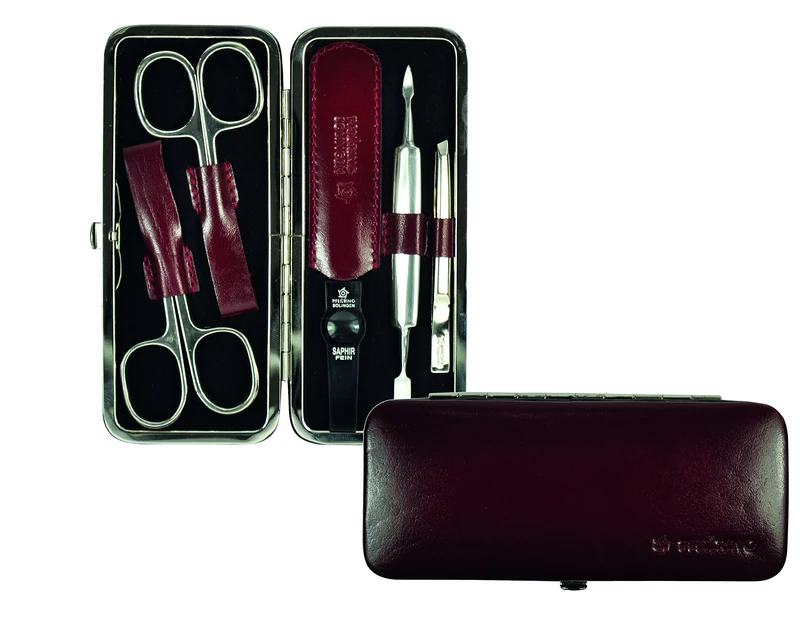 Pfeilring 0195560400 Manicure Elegance-Etui, Dark Red, 1 x 1-Pack (5 Pieces)
