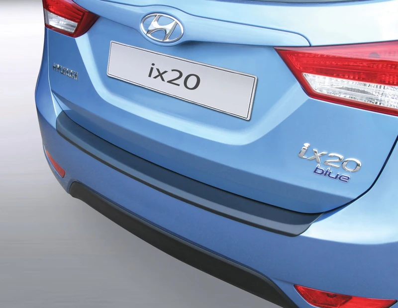 RGM ABS Rear bumper protector compatible with Hyundai ix20 2010- Silver