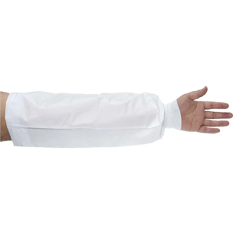 Portwest BizTex Microporous Sleeve with Knitted Cuff Type PB (6), Color: White, Size: Regular, ST47WHR
