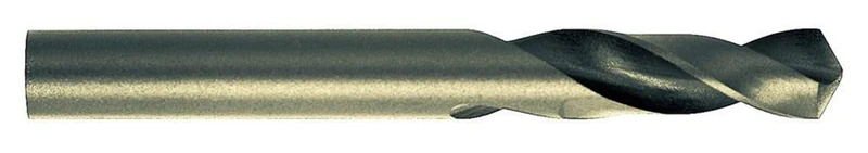 RUKO HSSE-Co 5 Short Twist Drill Bit, DIN 1897, Type N, Bright Finish, 10.2 mm Diameter, 89.0 mm Length, R202102E