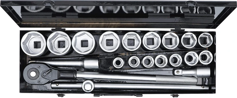 BGS Diy 15113 | Socket Set | 20 mm (3/4") Drive | 19-50 mm | 20 pcs.