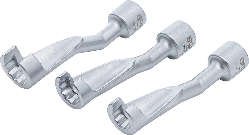 BGS 8450 | Pipe Wrench Set, open | 12.5 mm (1/2") Drive | 14 - 17 - 19 mm - Image 1