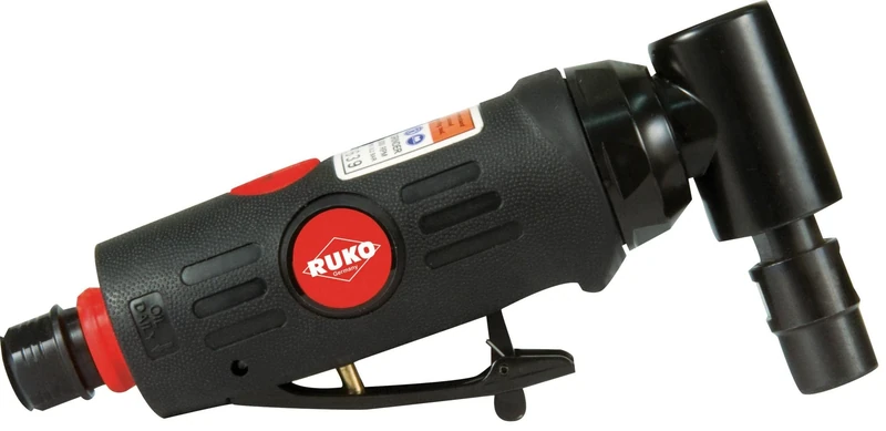 Ruko Pneumatic Grinder, 90 Degree Angle Head, G 1/4 Inch Diameter, 162mm Length, R116110L