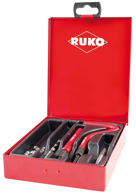 Ruko Procoil Thread Repairing Set in Plastic Case, SATZ M 4 Nominal Thread Size, 18 Pieces, R244201 - Image 1