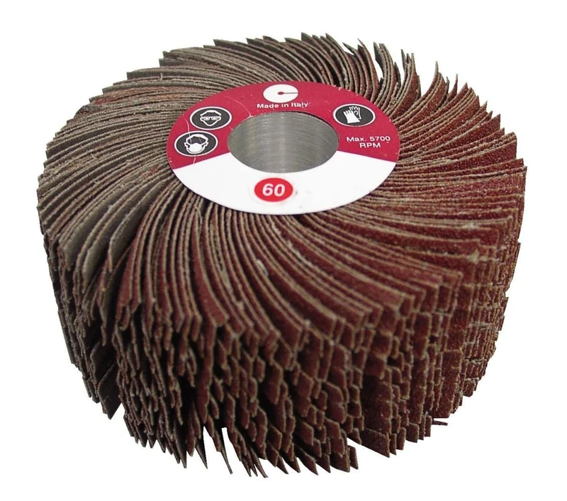 CALFLEX RNC12050/80 - Rueda mil hojas de núcleo Corte Desigual RNC (Ø Ext. 120 mm; Espesor 50 mm; Núcleo 19K; Grano 80)