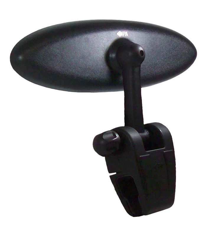 CIPA Black 02003 Ellipse 4" x 11" Marine Mirror