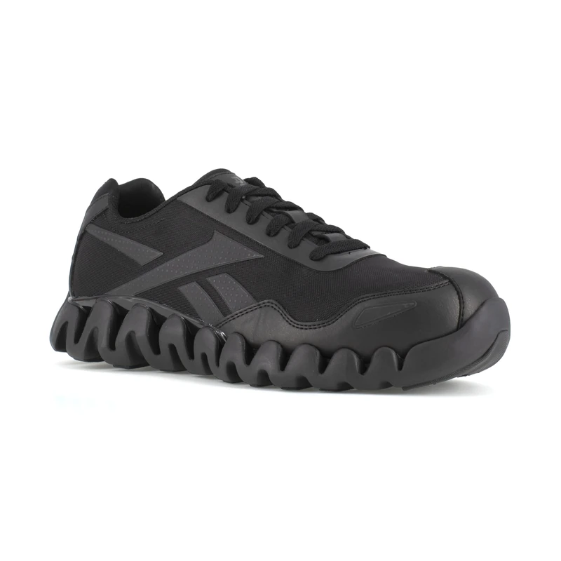 Reebok Zig Pulse Safety Toe Work Shoe Black in Size 16