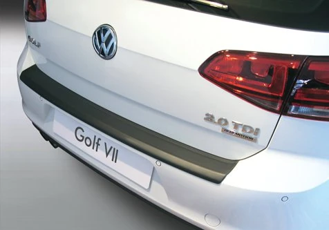 RGM ABS Rear bumper protector compatible with Volkswagen Golf MK VII 3/5 doors 2013-2019 Silver