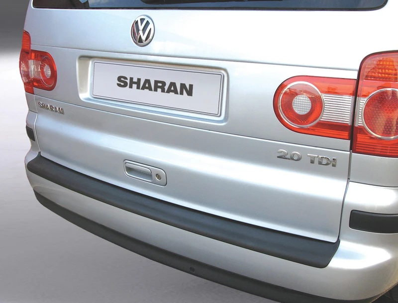 RGM ABS Rear bumper protector compatible with Ford Galaxy/Volkswagen Sharan/Seat Alhambra 2000-2010 Silver