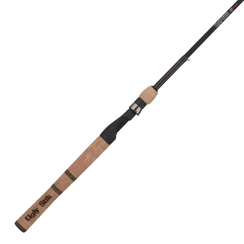 Ugly Stik Elite Spinning Rod, 6’6” Two Piece, 2-6lb Line, Ultra Light, Medium Fast Action, 1/32-1/8 oz. Lure Rating