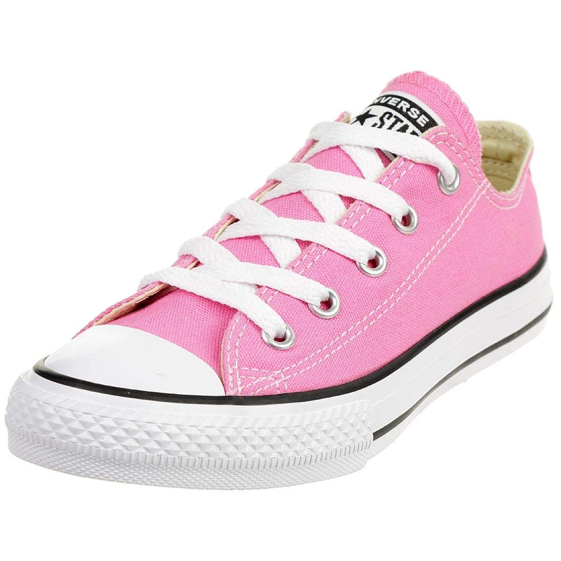 Converse Unisex Kids' CTAS-ox-Pink-Youth Fitness Shoes, Pink, EU 31.5, 13 UK