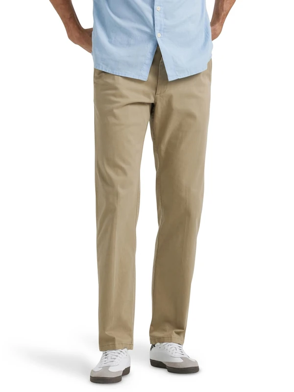 Lee Men's Performance Series Extreme Comfort Straight Fit Pantperformance Pant, Original Khaki, 40W x 29L