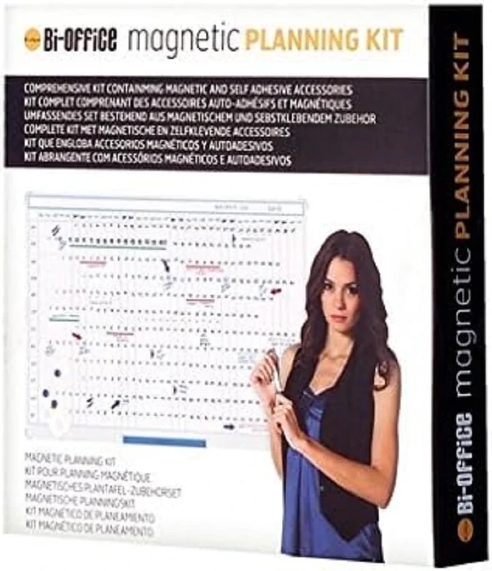 Bi-Office Magnetic Planning Kit - Image 1