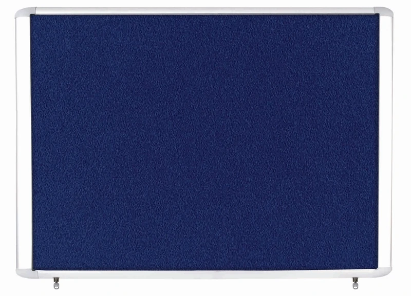 Bi-Office Display Case Mastervision Weather Proof, Top Hinged, Blue Felt, Landscape, 76 x6 7,3 cm (6xA4)