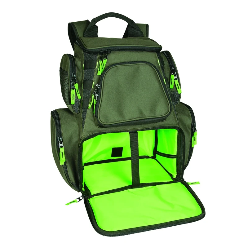 Wild River CLC WN3606 Multi-Tackle, Mulit-Pocket, Large Backpack, Fishing Bag, Without Trays