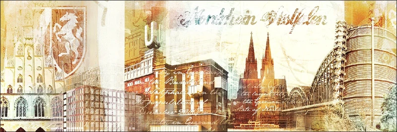 Pro-ART g1268e Mural Giclée 'North' 150 x 48 cm, multicoloured, 90 x 30 cm - Image 1