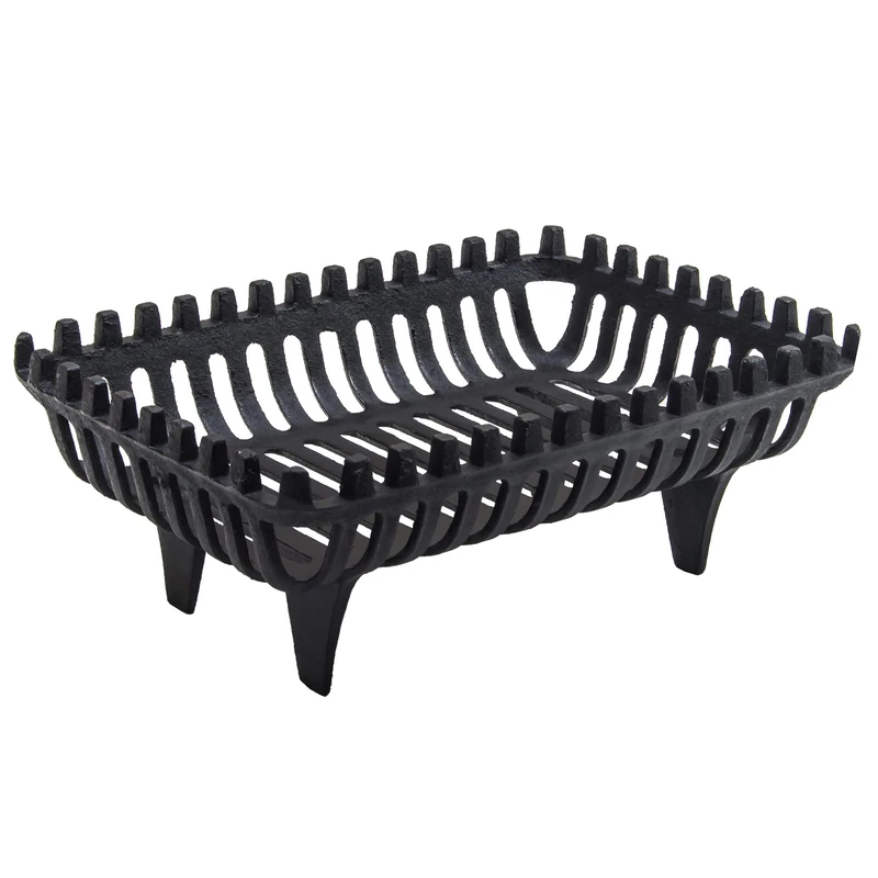 Fire Vida Cast Iron Log Basket, Large 18"