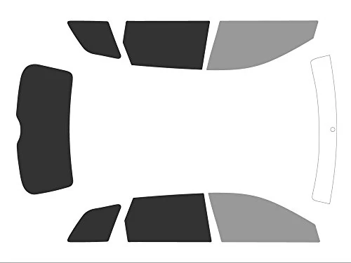 Variance Auto Tinted Films for Car Complete Kit, Front Black 35 - Back Black 05