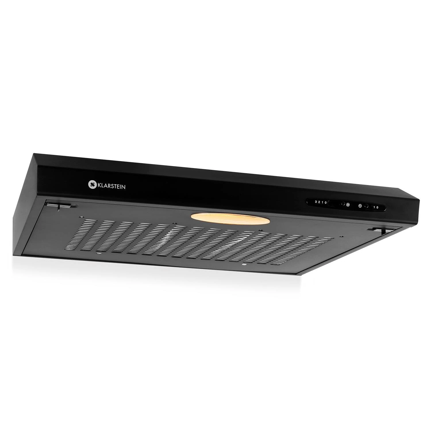 Klarstein UW60BL Extractor Cooker Hood (115W, 210m3/h, Stainless Steel) Black