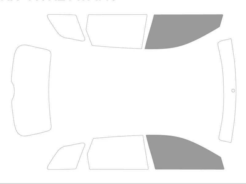 Variance Auto Car Kit Tinted Films for Front, Black 35