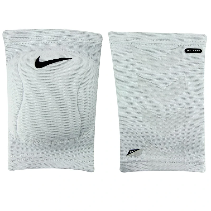 Nike Streak Volleyball Knee Pad CE Volleyball Knee Pads Knee Protectors Protection Training, White, XL/XXL