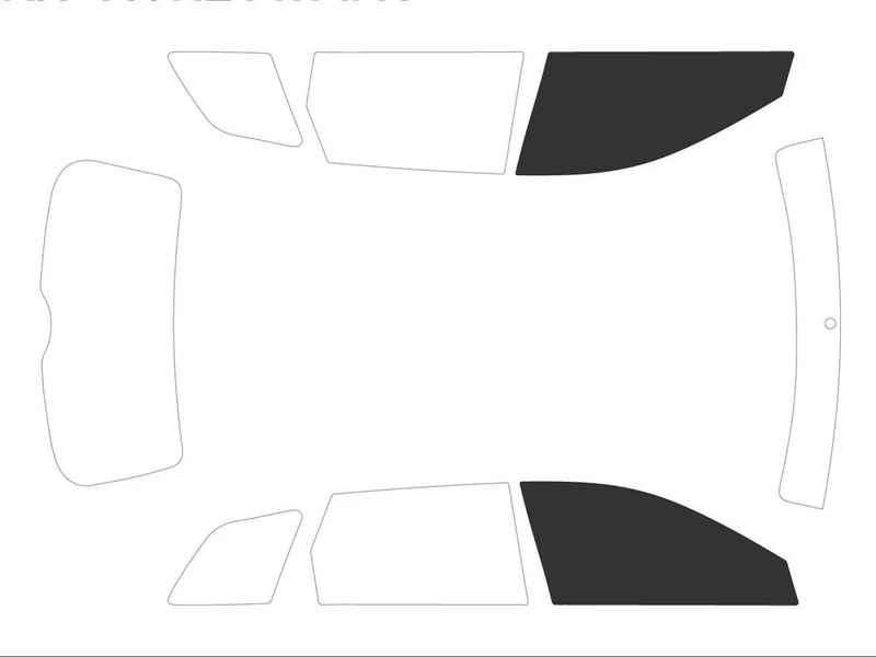 Variance Auto Car Kit Tinted Films for Front, Black 05