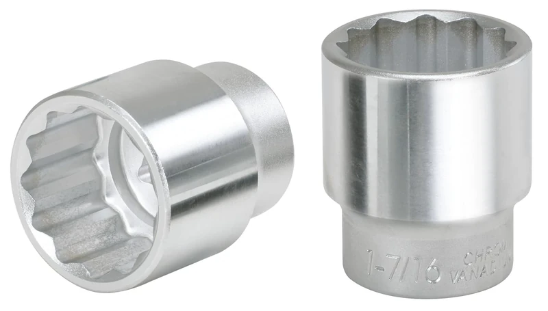 KS TOOLS 911.1096 1" Bi hex socket, short, 2.9/16