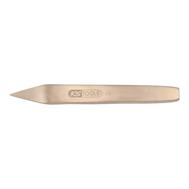 KS TOOLS 963.2471 BRONZE + Cross cut chisel flat oval 200 mm