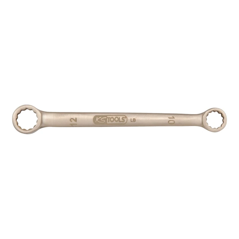 KS TOOLS 963.7523 BRONZE + Double ended ring spanner offset straight 13/16x15/16