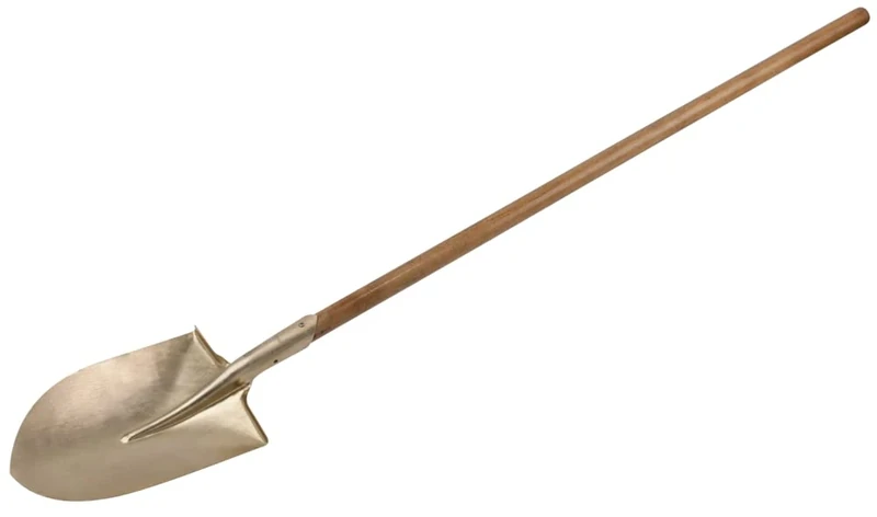 KS TOOLS 963.9635 BRONZE + Shovel, frankfurt pattern straight handle