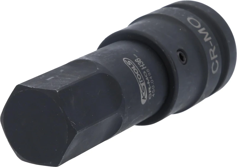 KS TOOLS 450.0498 1" Impact bit socket, hex, 36mm