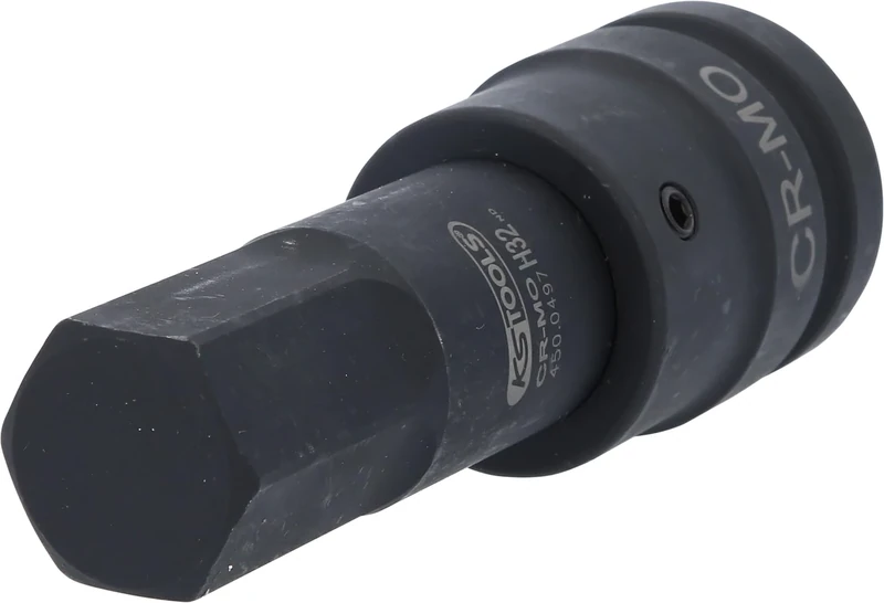 KS TOOLS 450.0497 1" Impact bit socket, hex, 32mm