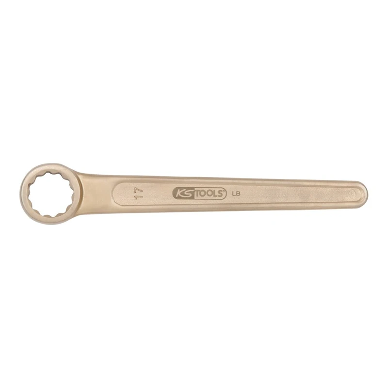 KS TOOLS 963.7568 BRONZE + Single ended ring spanner straight 77 mm