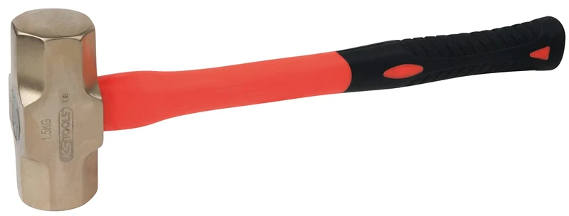 KS TOOLS 963.2089 BRONZE + Mining hammer 3500 g, with fibreglass handle