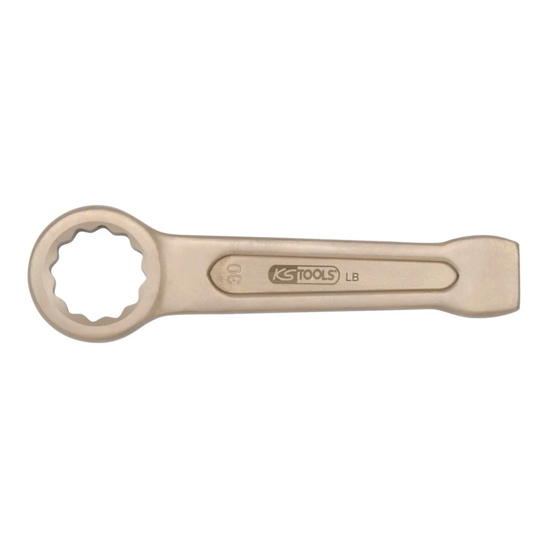 KS TOOLS 963.7821 BRONZE + Ring slogging spanner 2.13/16