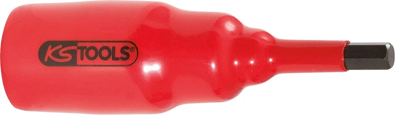 KS TOOLS 117.1735 VDE hex bit socket, 82mm, 3/8", 4mm