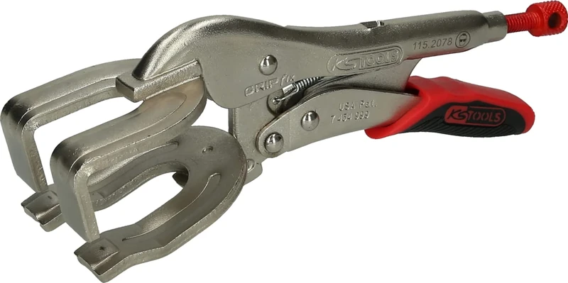 KS TOOLS 115.2078 Welding gripping pliers with quick-release lever