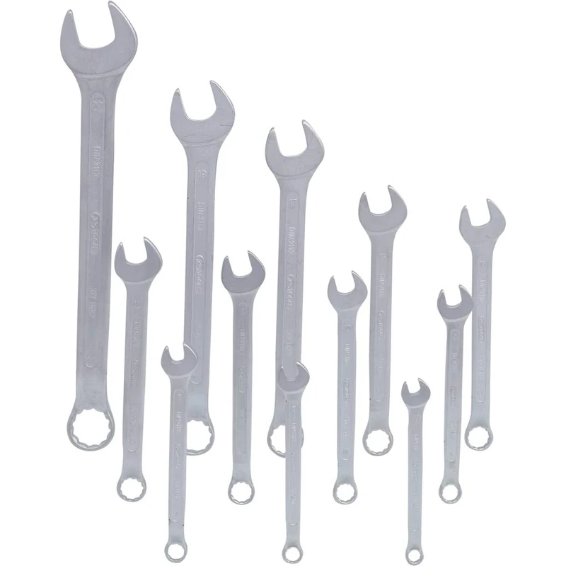 KS Tools 5170095 Classic Offset Ring Spanner Set of 12, 6-22 mm