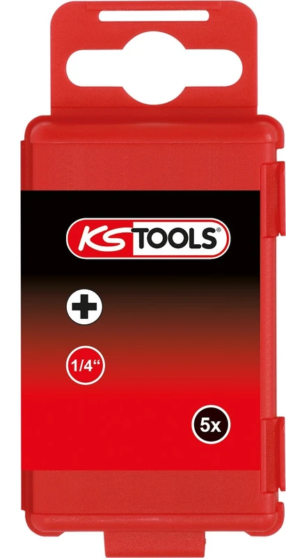 'KS Tools 9183151 Torsion Power Bit, 75 mm, PH1 Length 1/4 (Pack of 5)