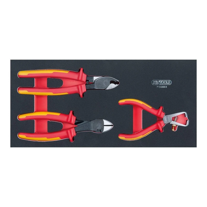 KS TOOLS 713.0003 VDE plier set, 7pcs