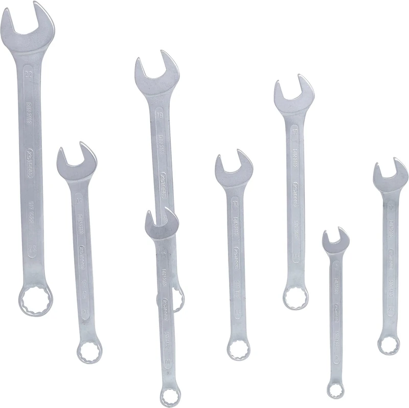 KS Tools 5170090 Classic Combination Spanner Set 8 Piece Offset with 22 mm