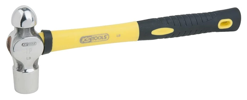 KS TOOLS 964.2105 STAINLESS Fitter's hammer, fiberglas handle, 910g - Image 1